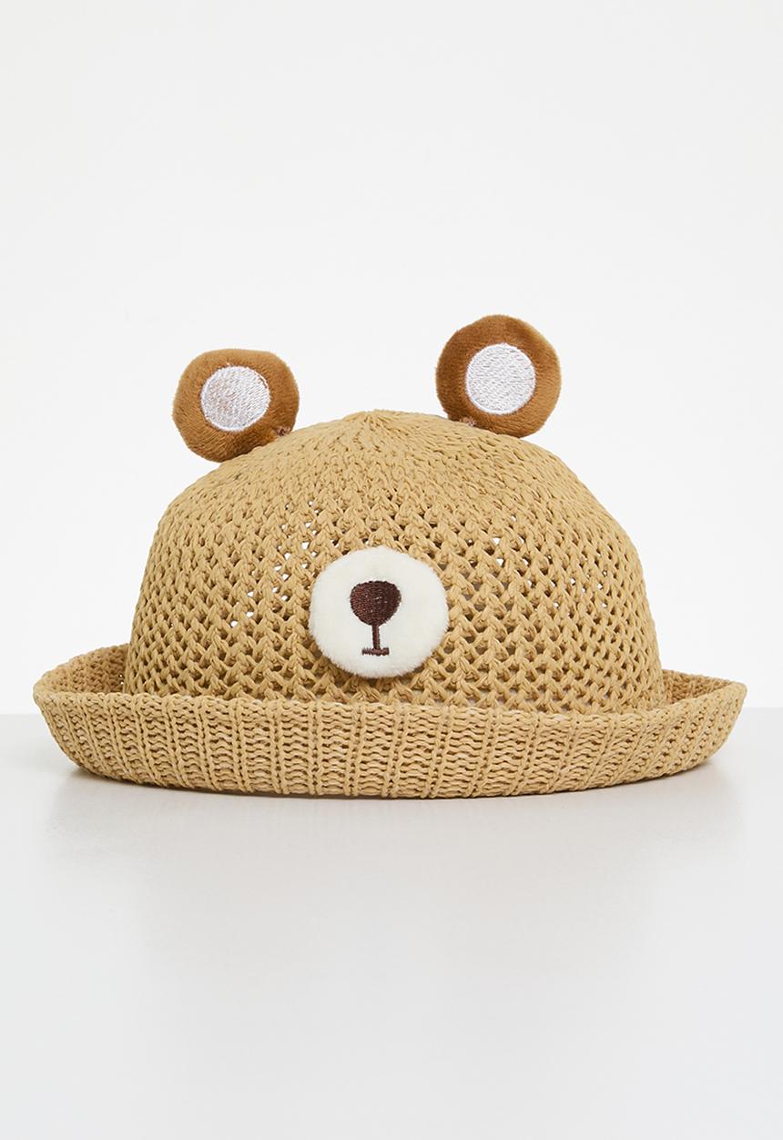 Pop Candy - Novelty straw hat-brown
