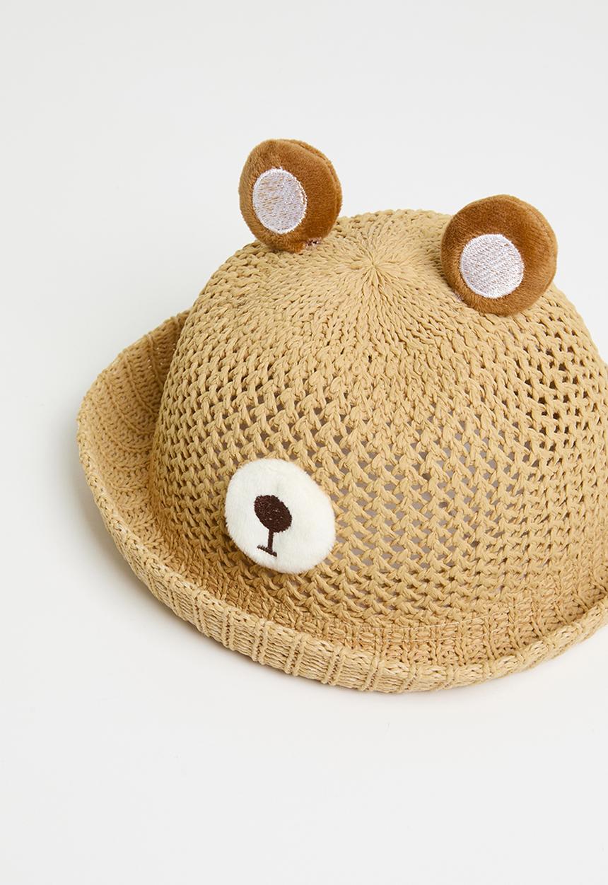 Pop Candy - Novelty straw hat-brown