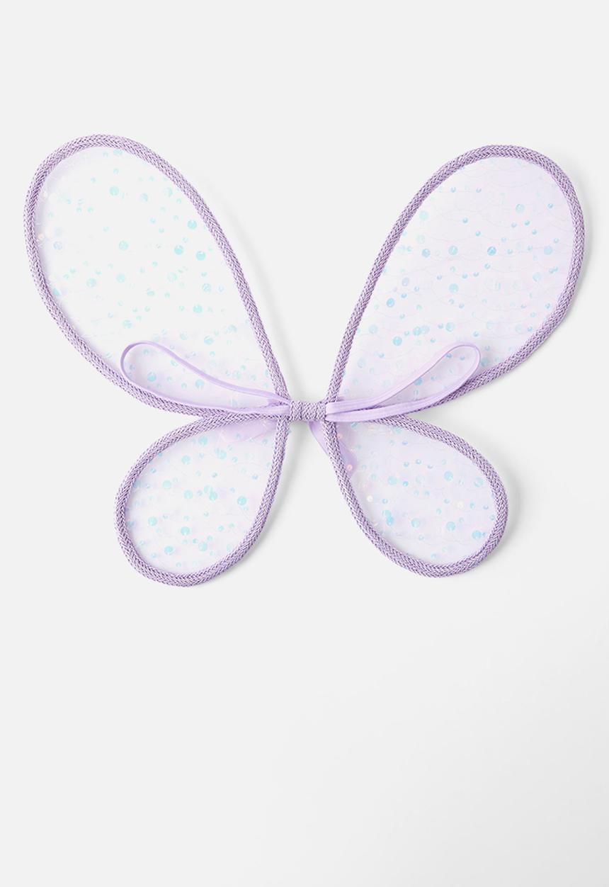 Cotton On - Kids butterfly wings - lilac drop/bow