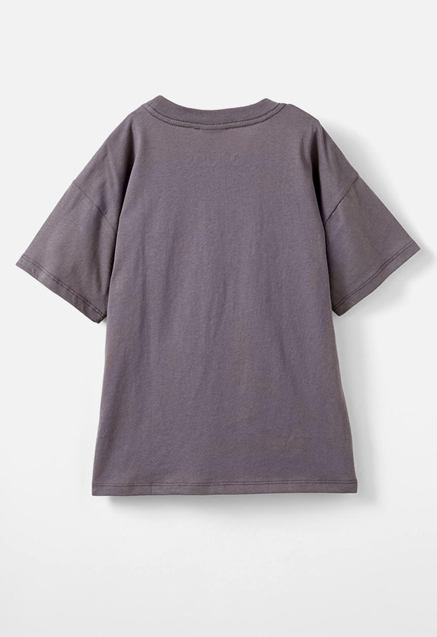 Cotton On - Barbie drop shoulder short sleeve tee - grey