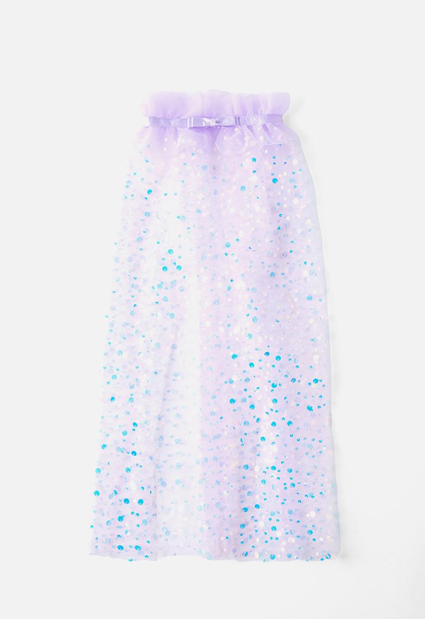 Cotton On - Kids dress up cape - lilac drop/sequins