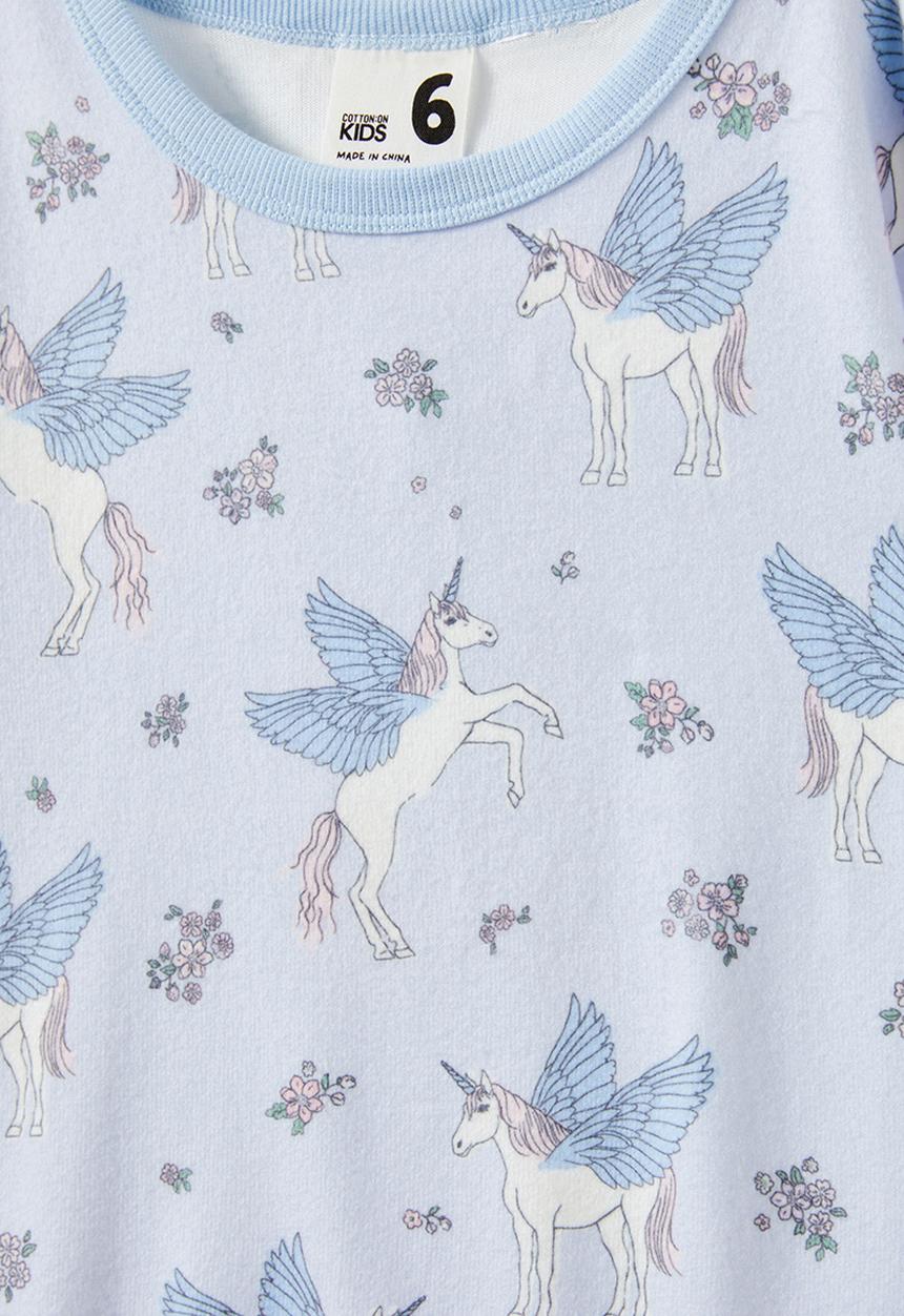Cotton On - Dani short sleeve pyjama set - multi/unicorn floral