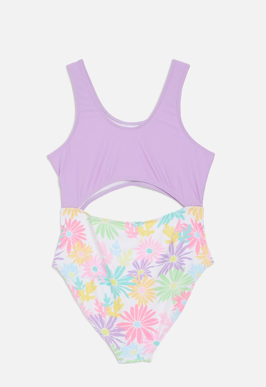 Pop Candy - Cut out swimsuit - purple