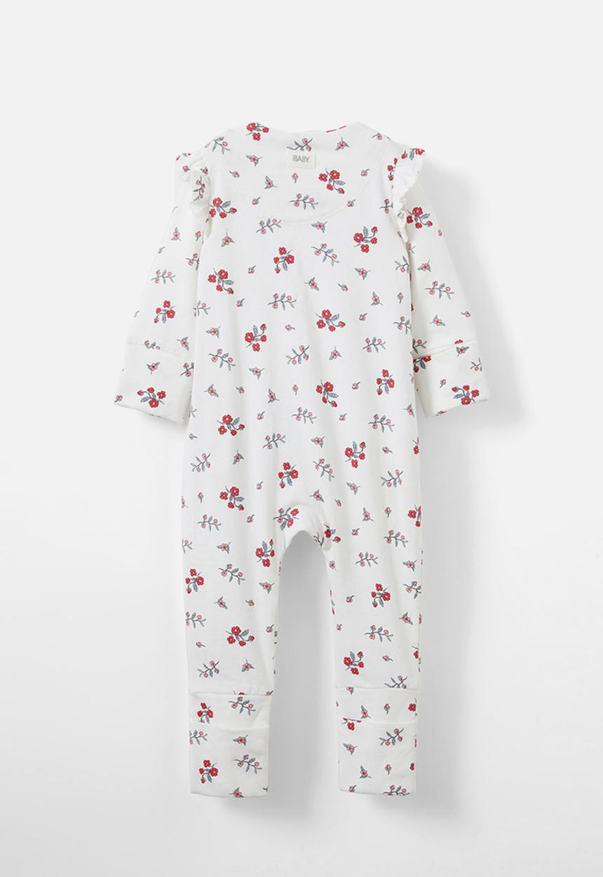 Cotton On - The long sleeve zip romper - vanilla