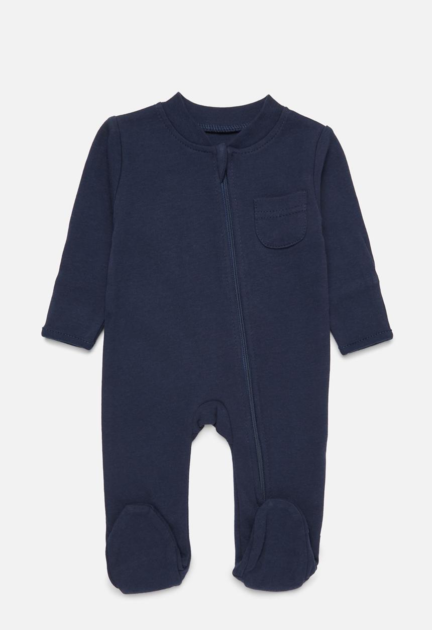 Pop Candy - Zip thru sleepsuit - navy
