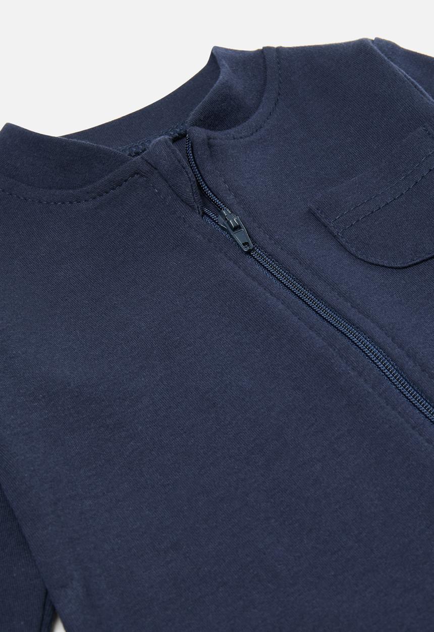 Pop Candy - Zip thru sleepsuit - navy