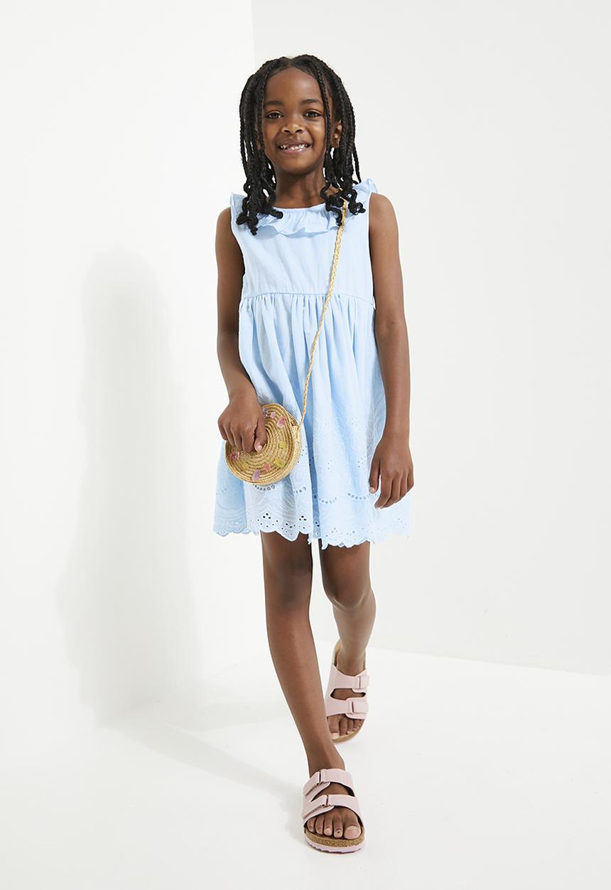 Pop Candy - Anglaise dress - light blue