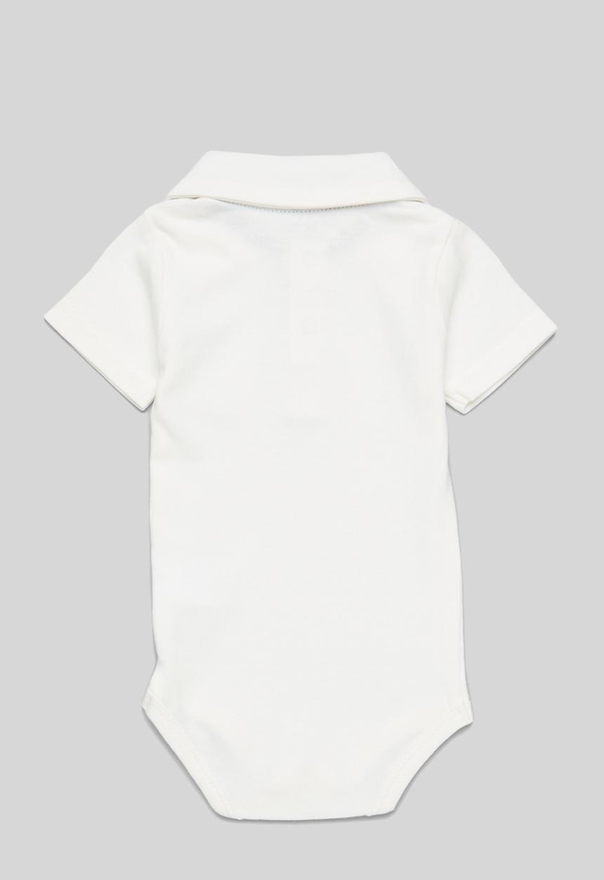 Pop Candy - Collared romper-white