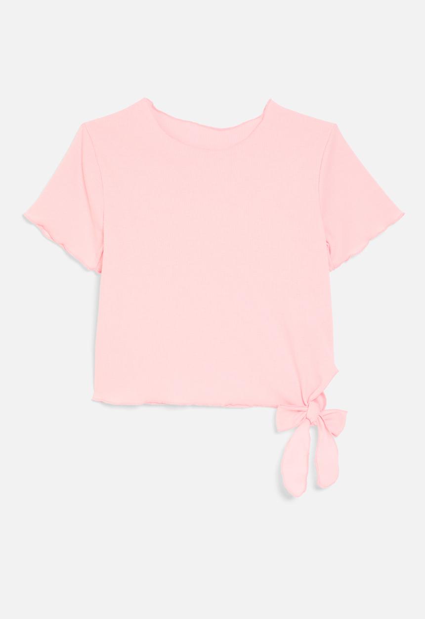 Pop Candy - Bow tie top - pink