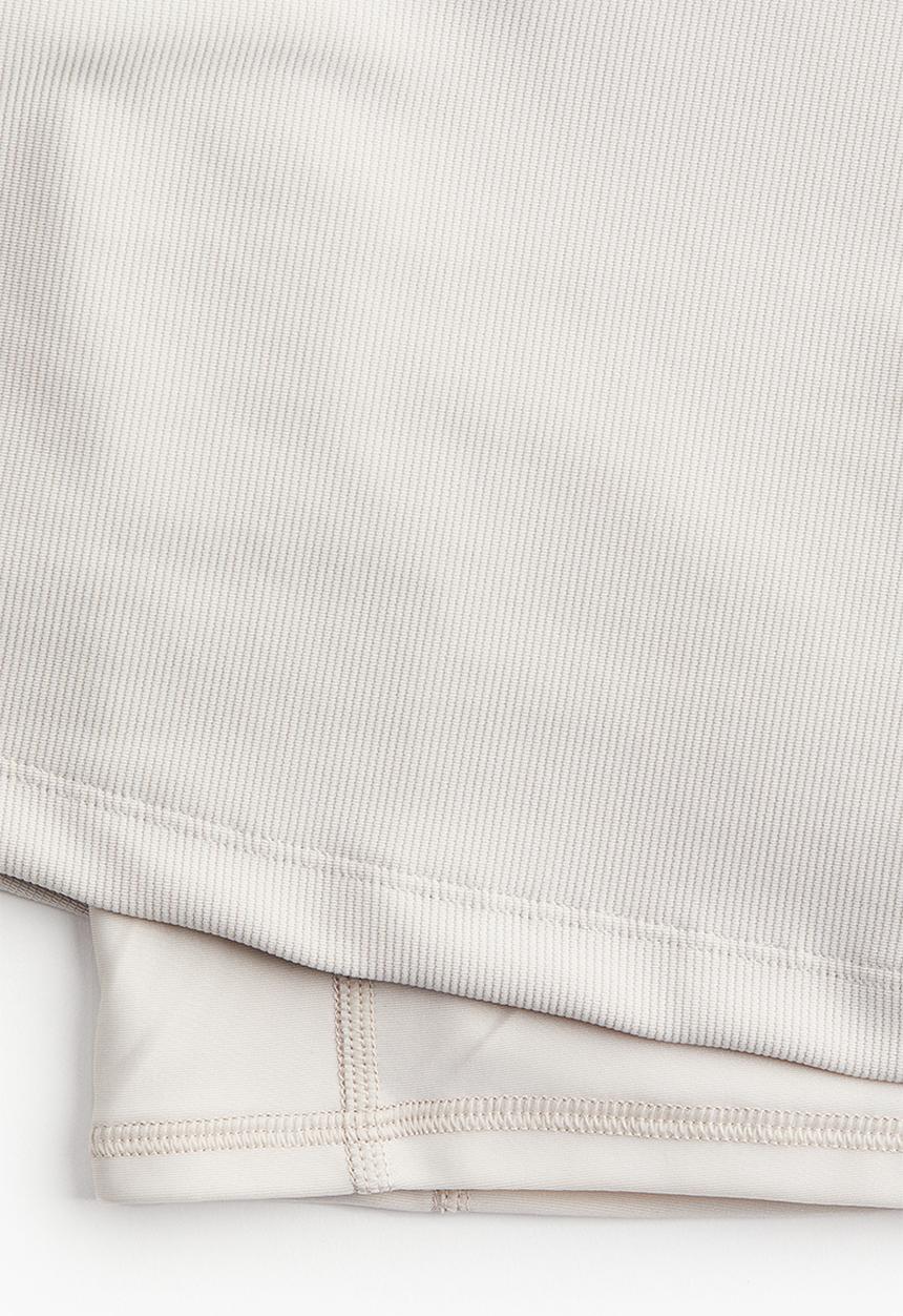 H&M - Tennis mini skirt in drymove™ - ecru