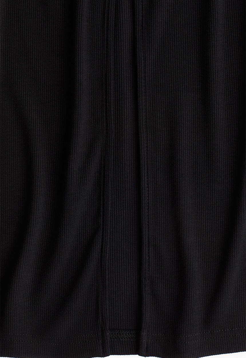H&M - Ribbed pencil skirt - black