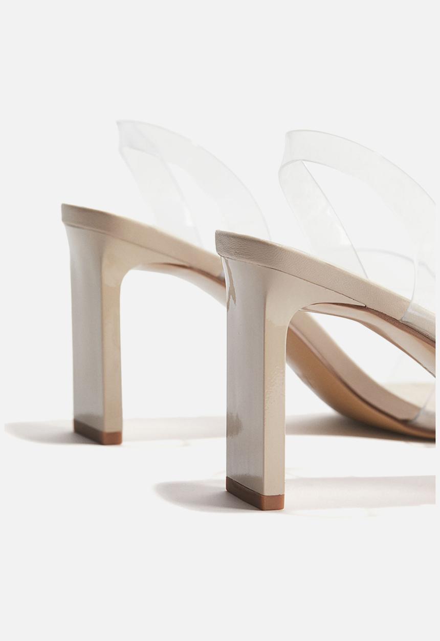 H&M - Heeled sandals - light beige