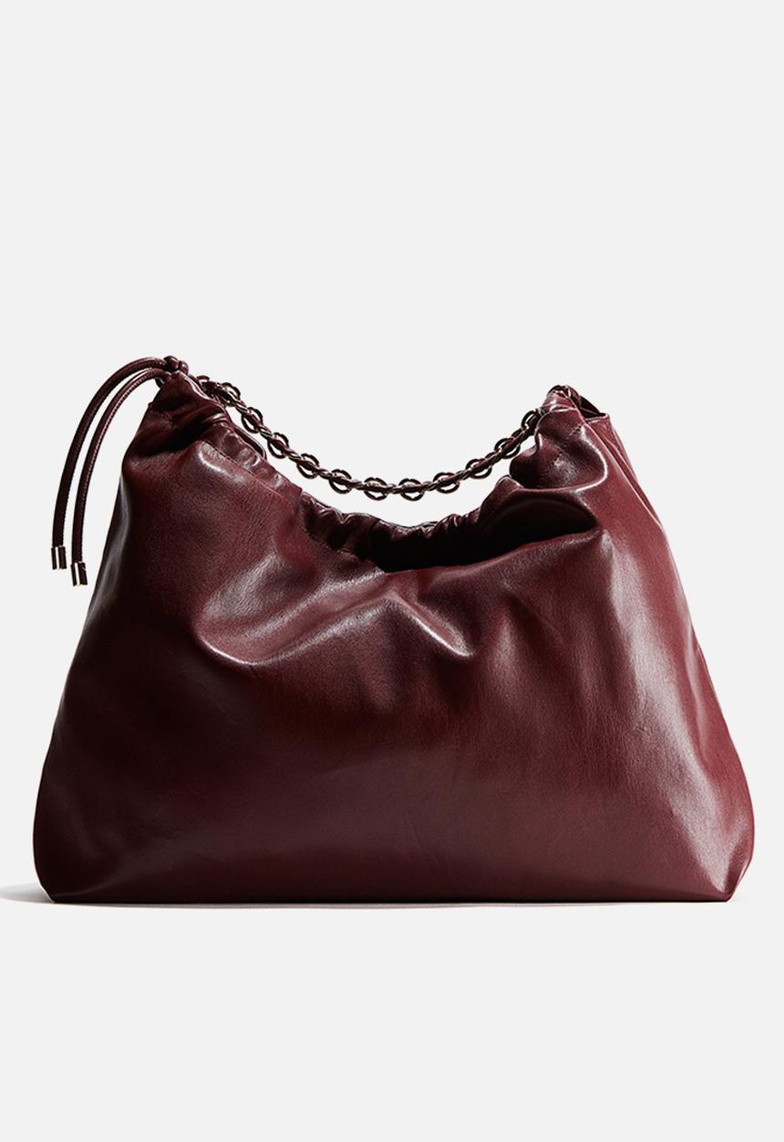 H&M - Hobo bag - burgundy 