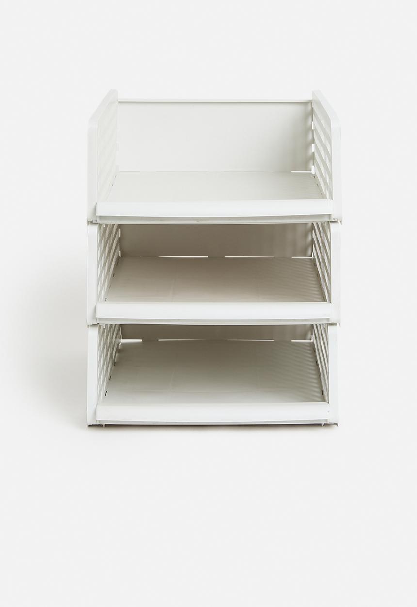 Fine Living - Cupboard storage organiser - set of 3