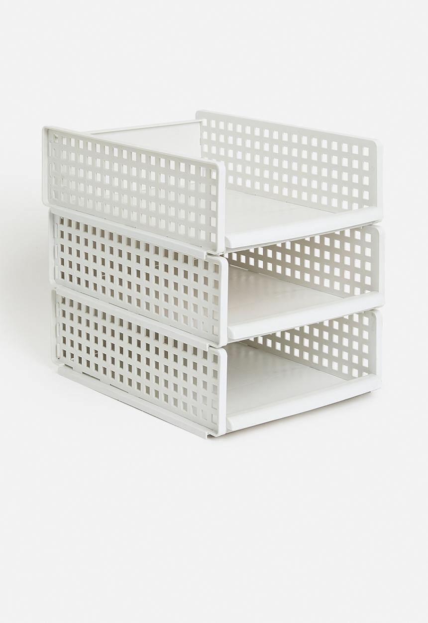 Fine Living - Cupboard storage organiser - set of 3