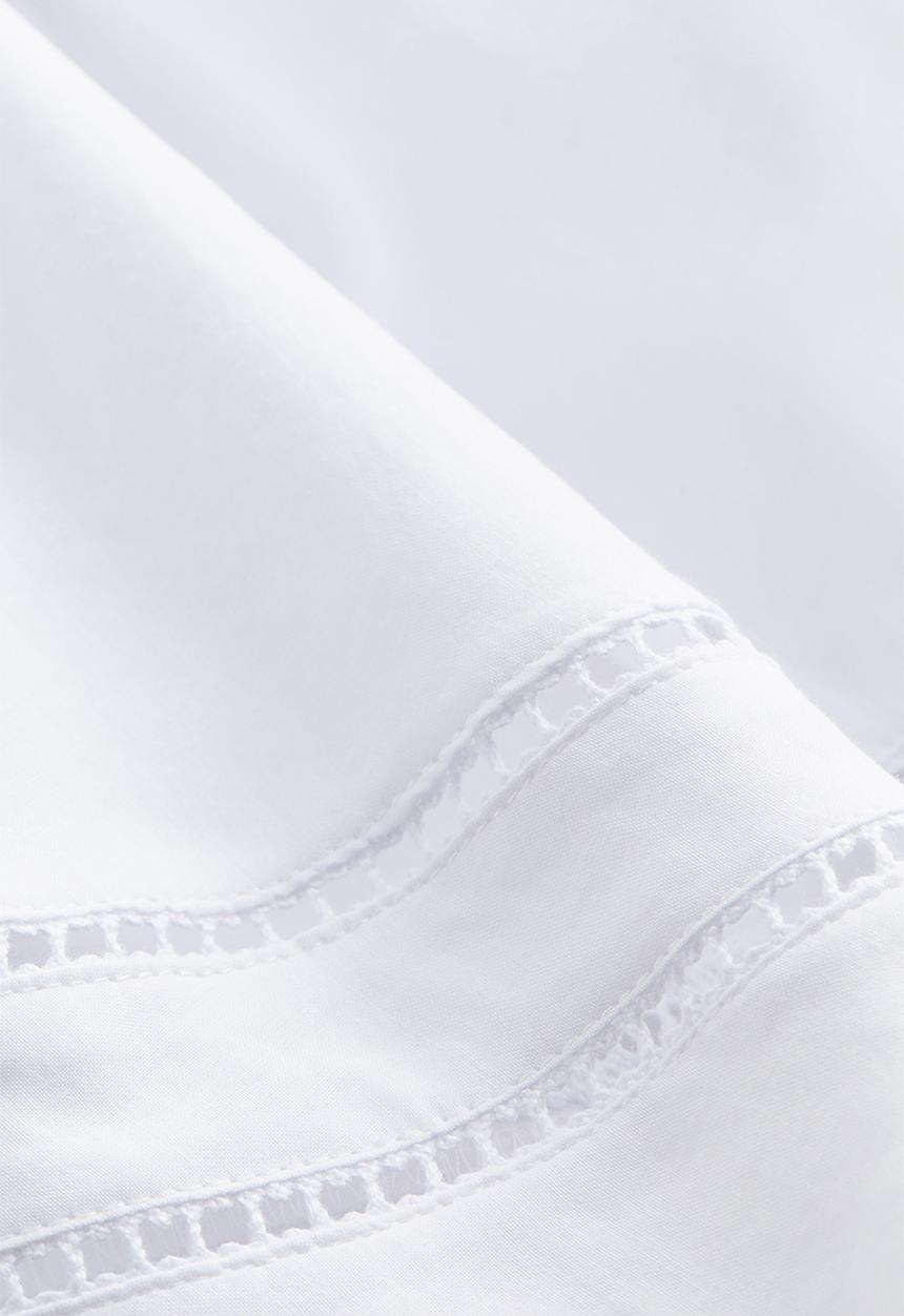 H&M - Smock-waisted mini skirt - white