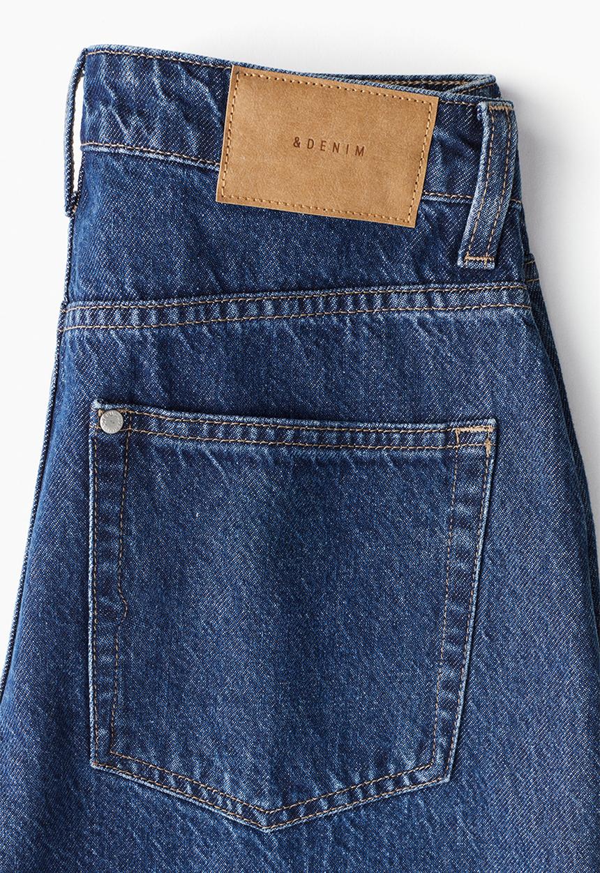 H&M - Baggy high jeans - light denim blue