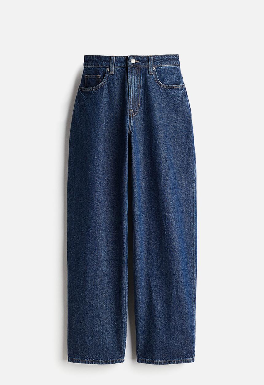 H&M - Baggy high jeans - light denim blue