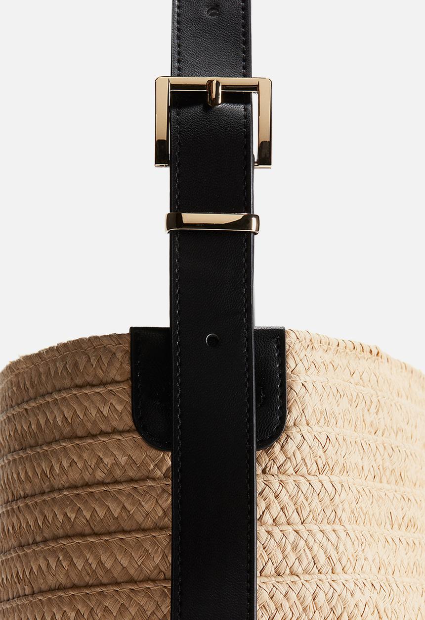 H&M - Straw shopper - beige