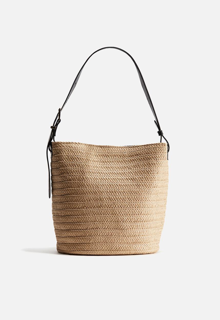 H&M - Straw shopper - beige