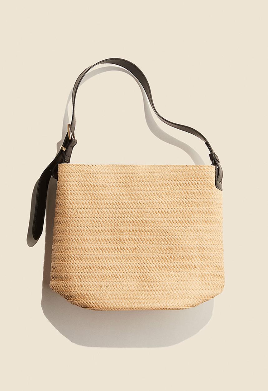 H&M - Straw shopper - beige