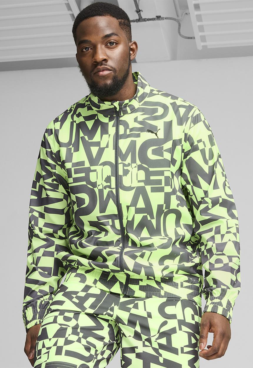 PUMA - Energy AOP Full Zip Jacket - Galactic Gray