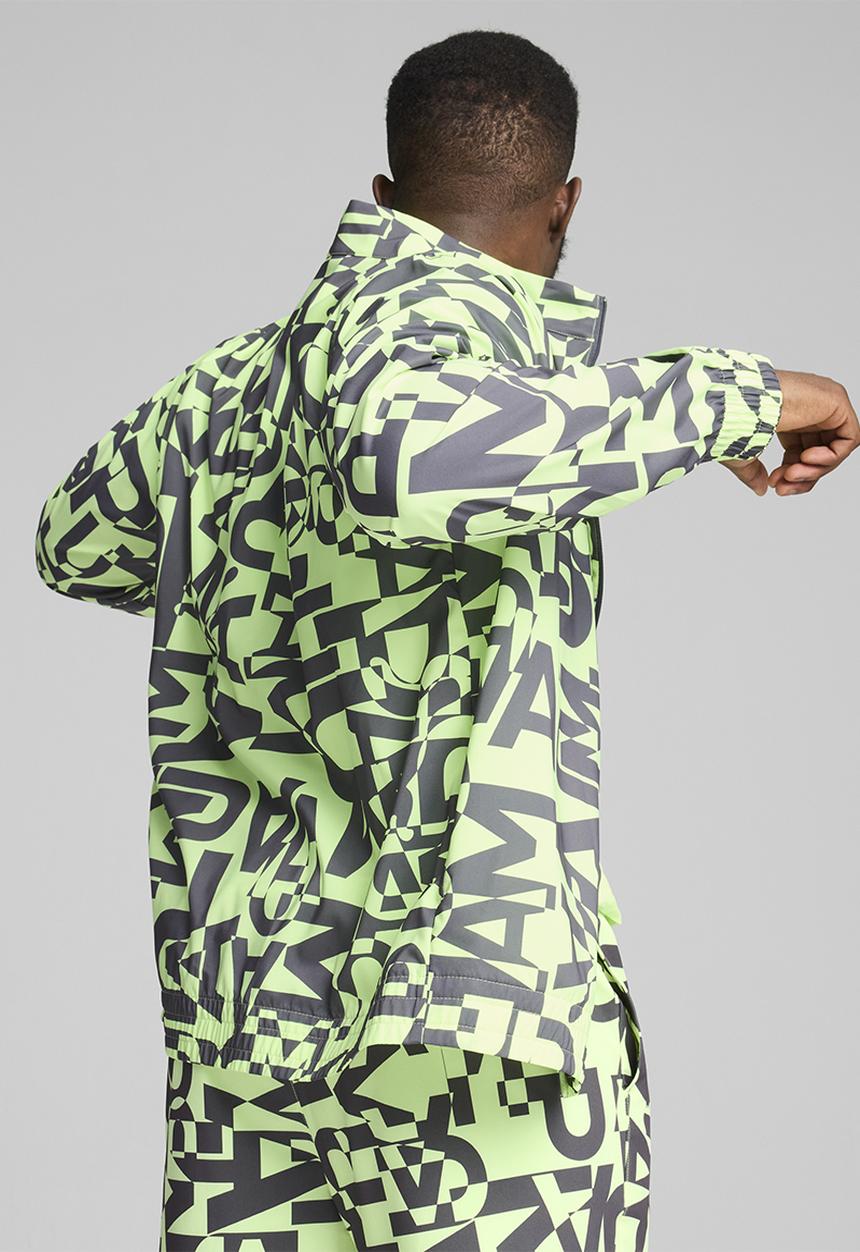 PUMA - Energy AOP Full Zip Jacket - Galactic Gray