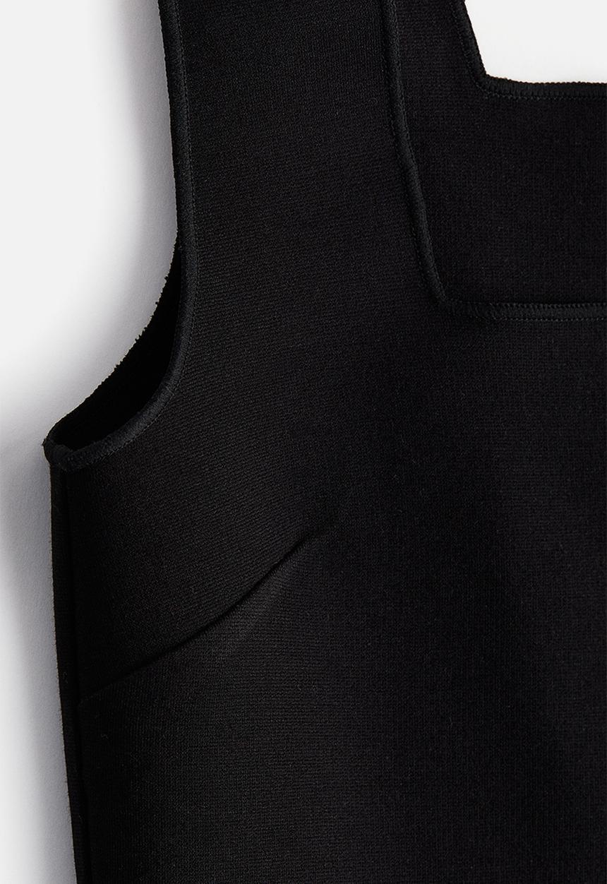 H&M - Cropped vest top - black