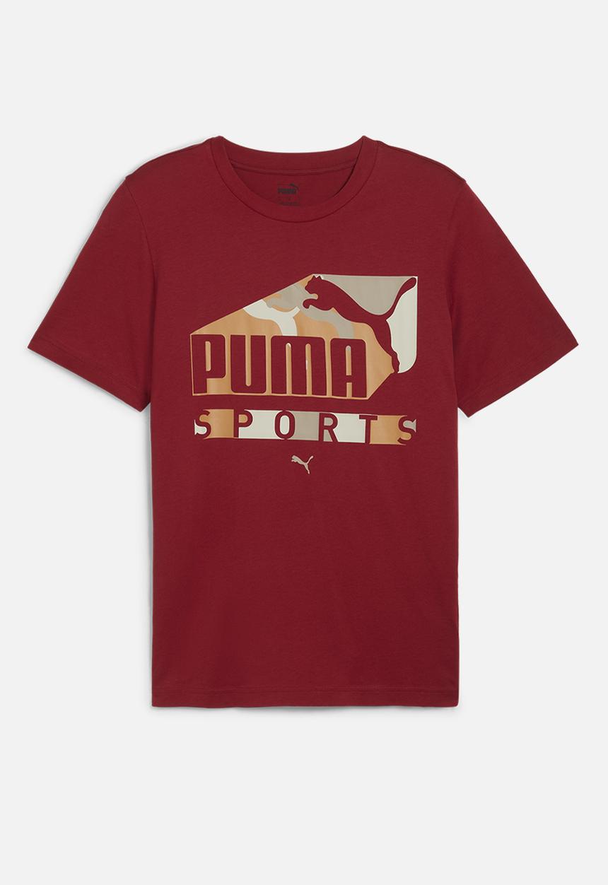 PUMA - Graphics Puma Sports Tee - Intense Red