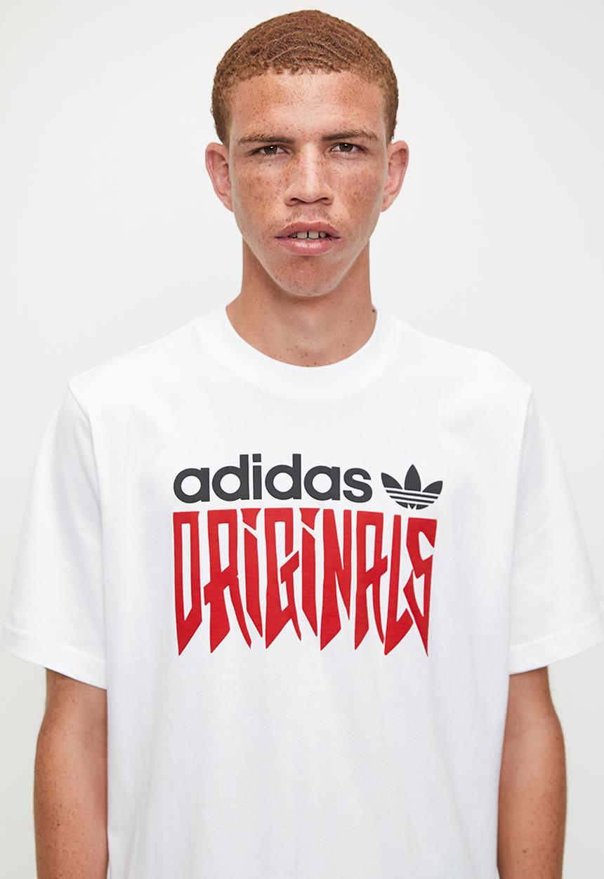 adidas Originals - Grfx tee loose m - white