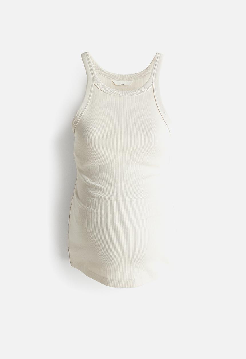 H&M - Mama ribbed vest top - cream