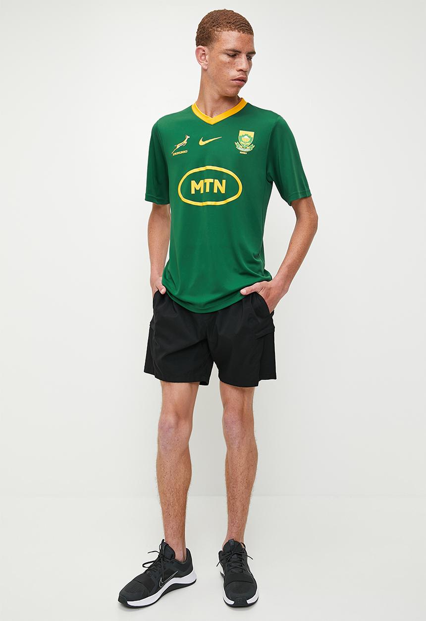 Nike - Springbok Stadium Home Fan Jersey - gorge green & university gold