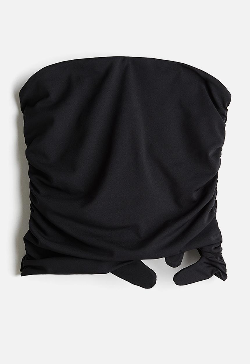 H&M - Cut-out bandeau top - black