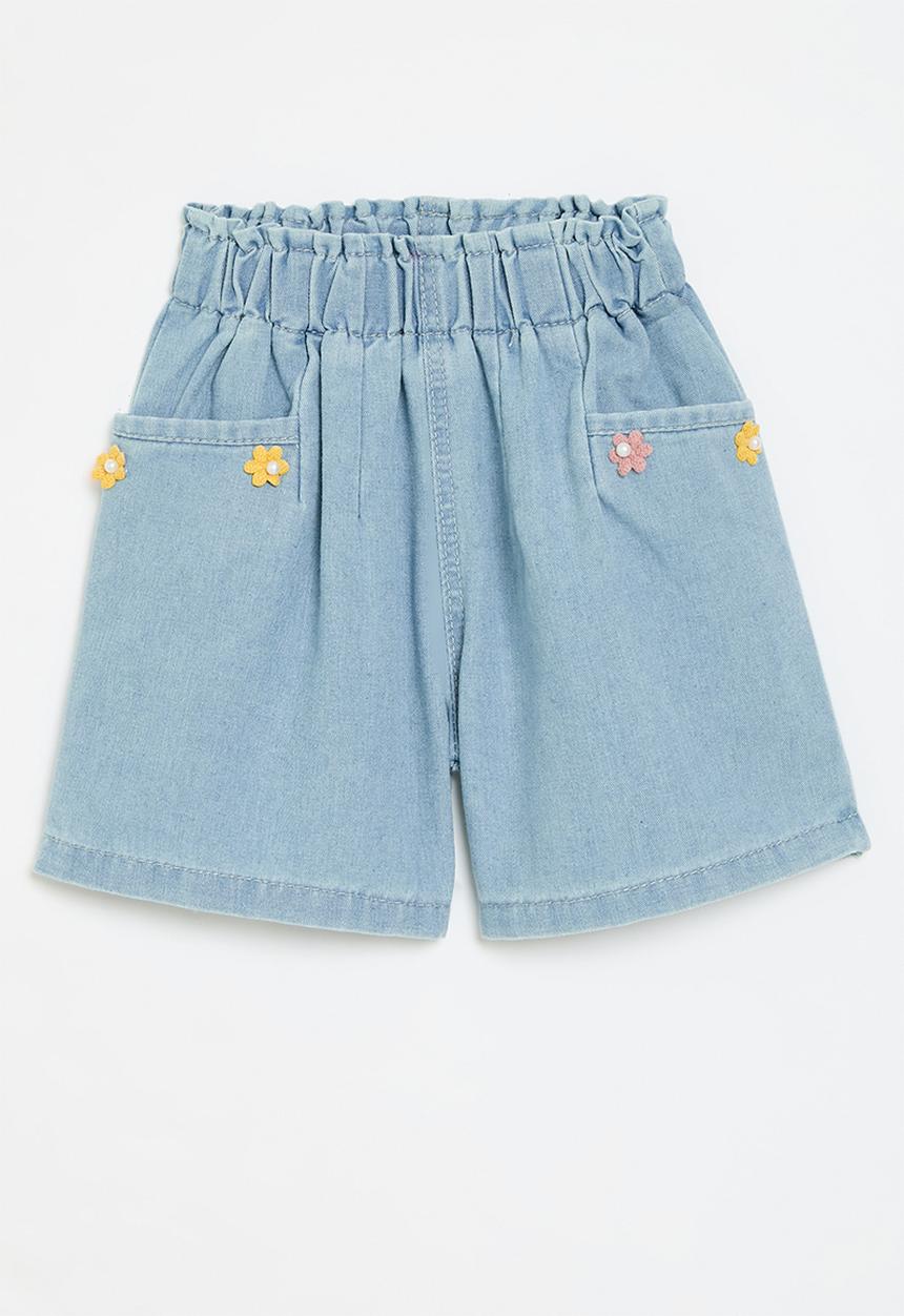 Pop Candy - Denim shorts-blue