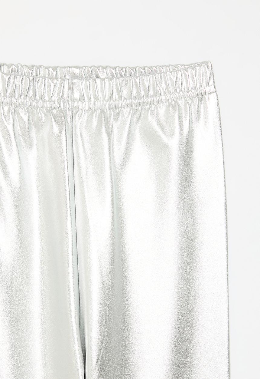 Pop Candy - Metallic legging - silver