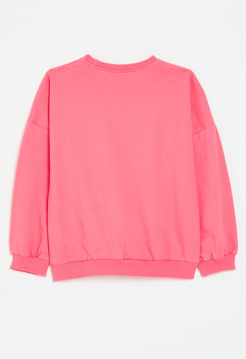 Pop Candy - Love print sweat top - pink