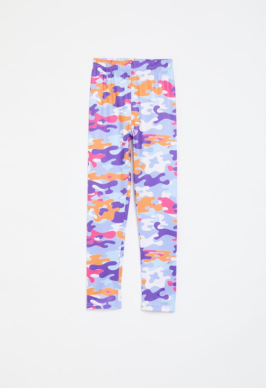 Pop Candy - Printed camo leggings-multi