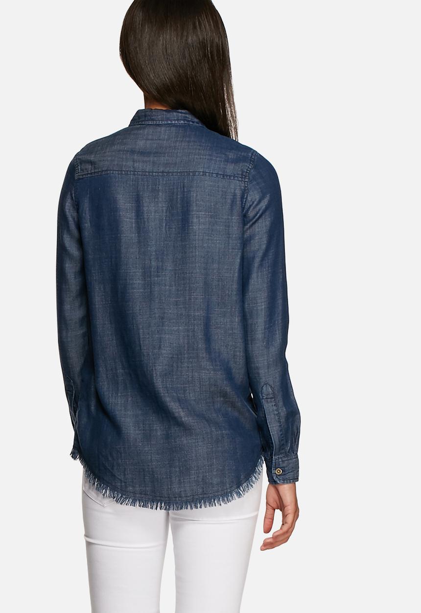 ONLY - Nova raw denim shirt