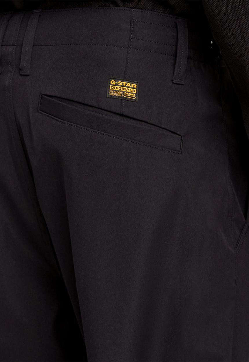 G-STAR - Pleated Tech Chino Relaxed - dk black