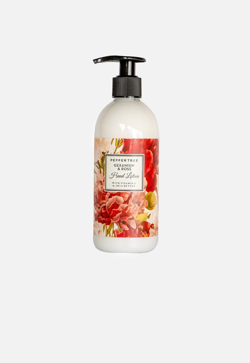 PEPPER TREE - Geranium & Rose hand lotion