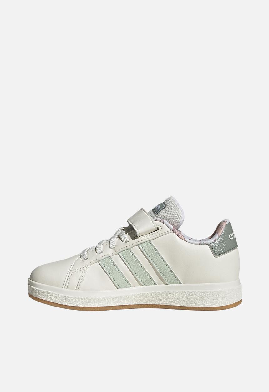 adidas Performance - Dino Grand Court El C - Owhite/Lingrn/Silgrn