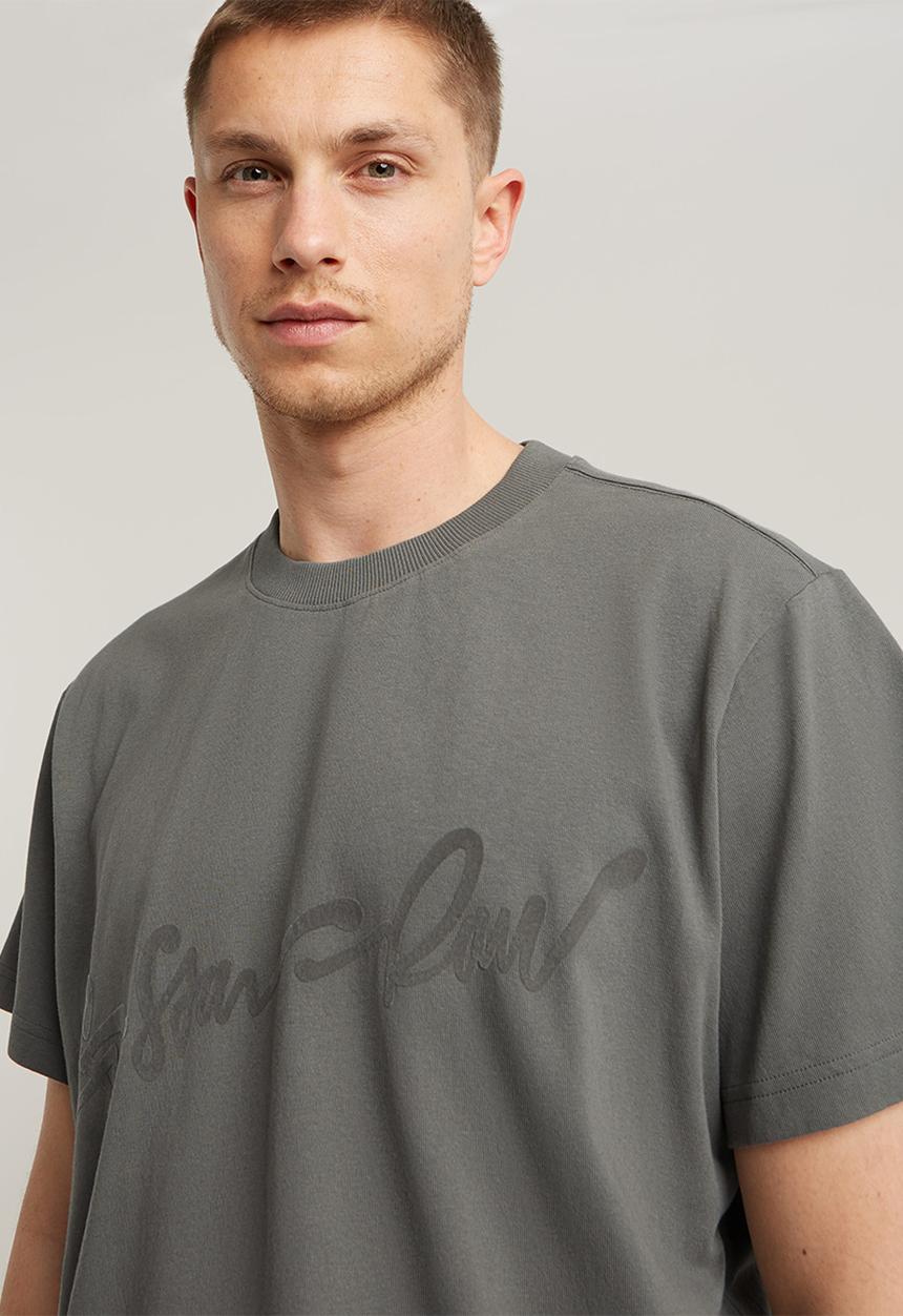 G-STAR - Flock G-script loose r t - gs grey