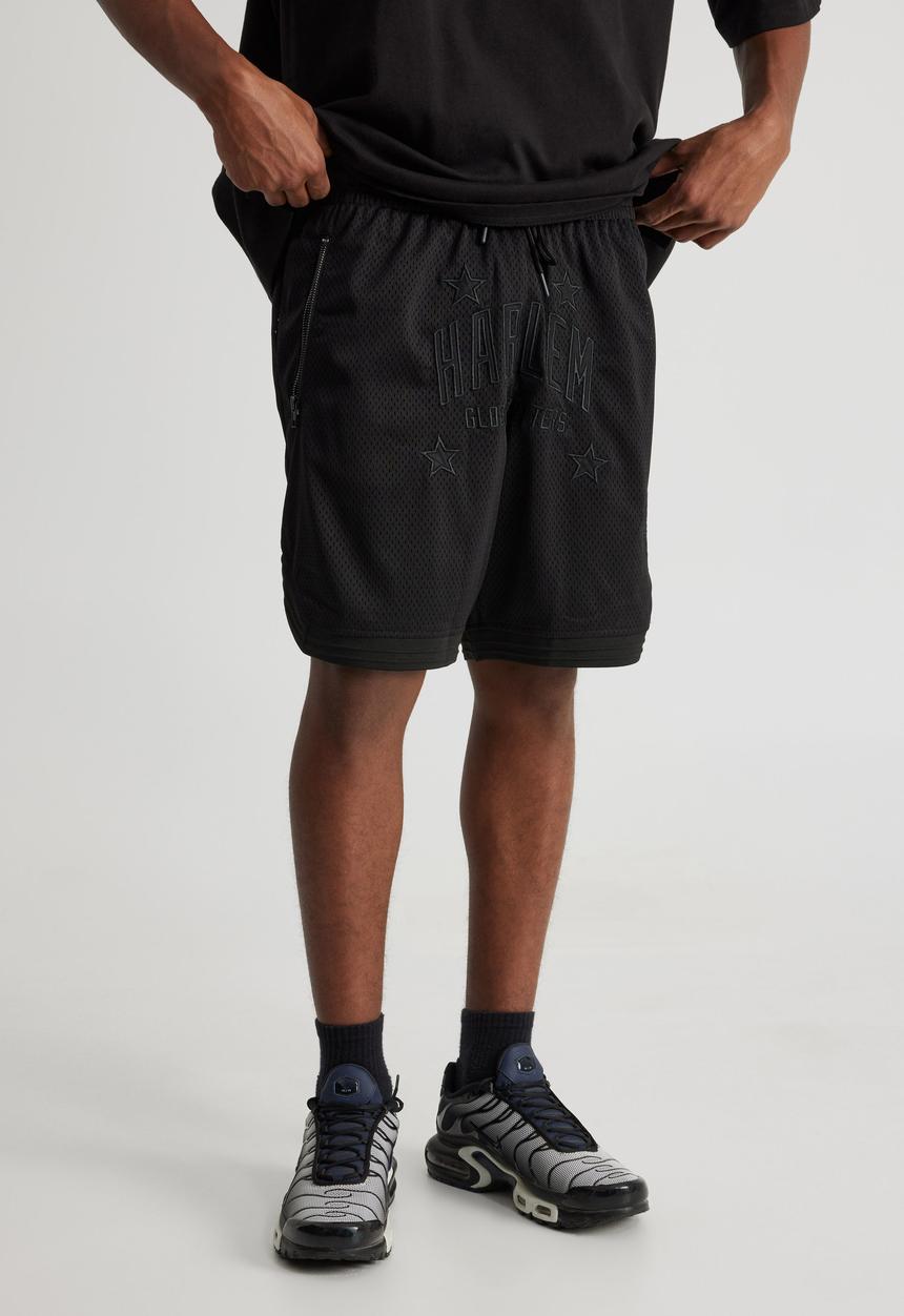 Factorie - Harlem Globetrotters Basketball Short - Lcn Hgt Black / Harlem Stealth