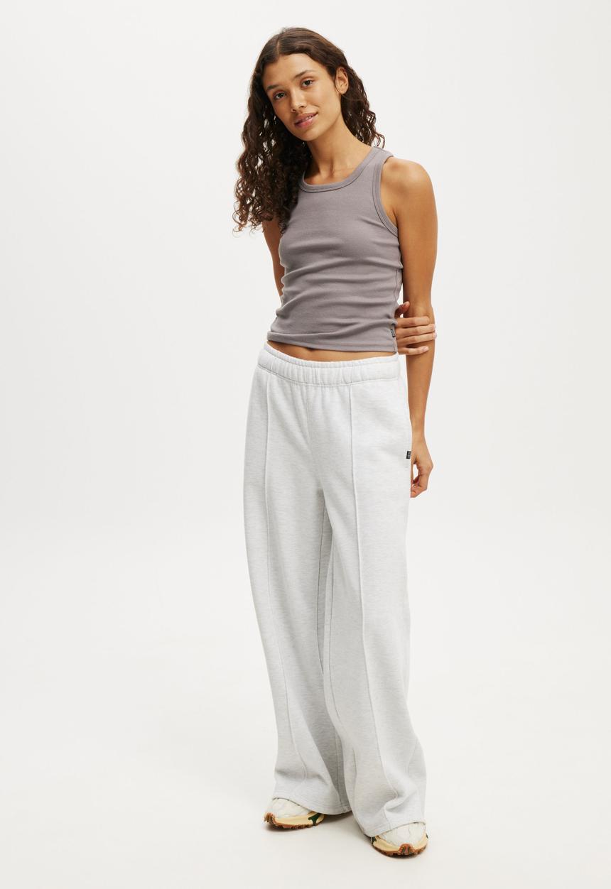 Cotton On - Active Core Rib Racer Tank - Allspice