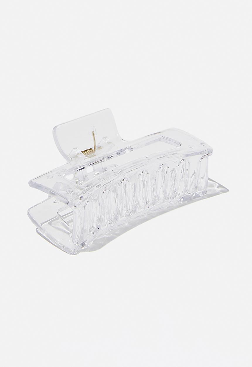 Rubi - Amber hair claw - clear