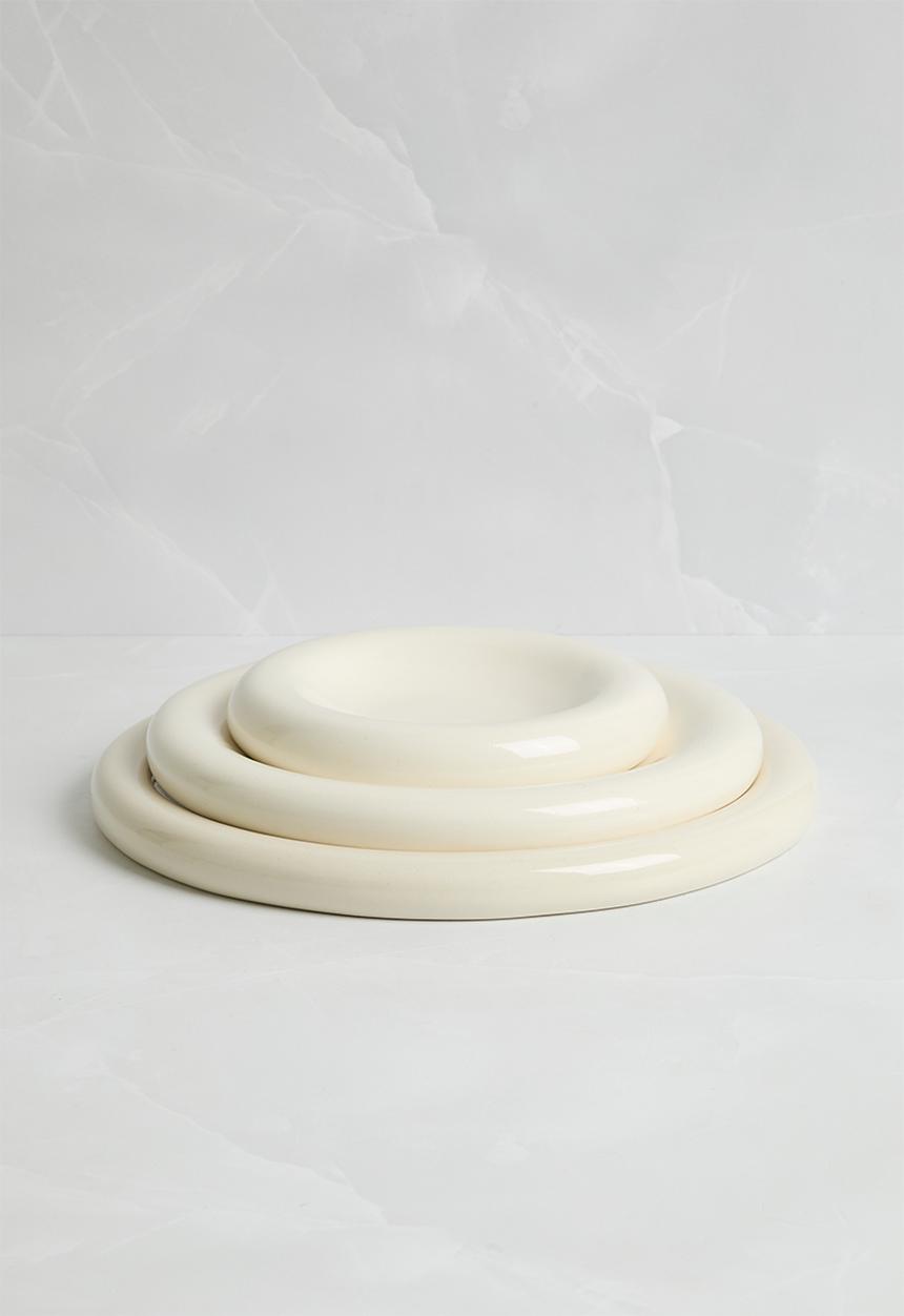 Urchin Art - Medium Luna serving plate - Natural