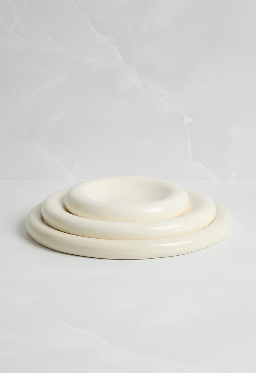 Urchin Art - Large Luna serving plate - Natural