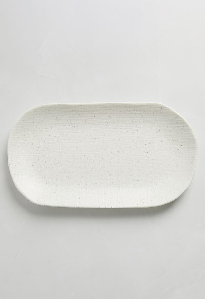 Maxwell & Williams - Onni Oblong Platter - Speckle White