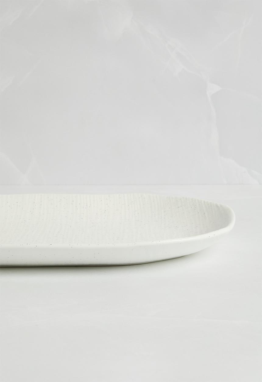 Maxwell & Williams - Onni Oblong Platter - Speckle White