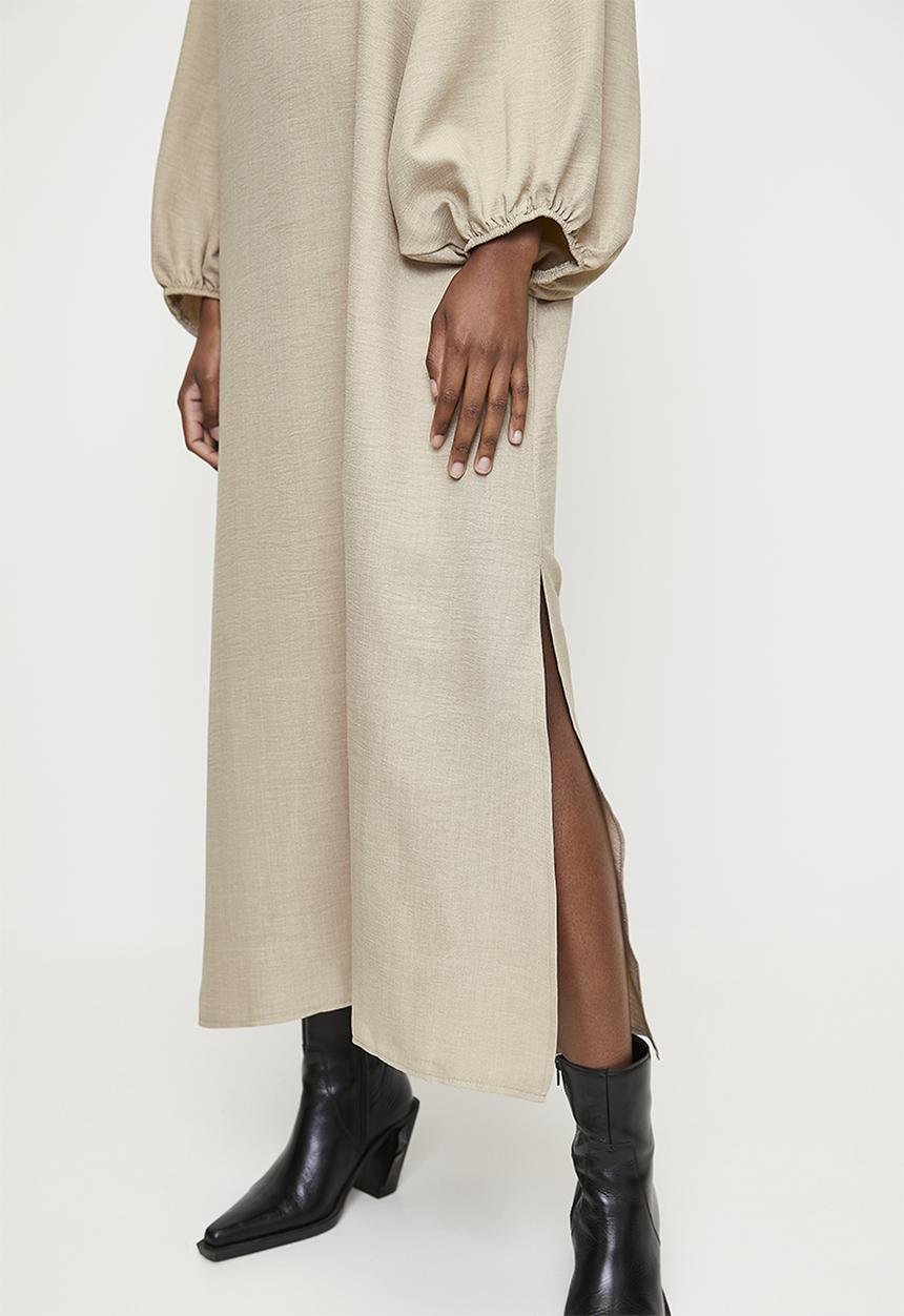 Superbalist - Volume sleeve Maxi Tunic with Slit - Neutral